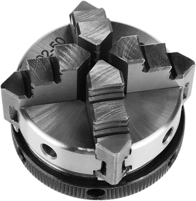 K02 50 3 4 Jaws Self Centering Wood Lathe Chuck 50mm 63mm Large Through Hole Accessory - Image 1